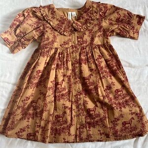 NWT Janie and jack equestrian print dress